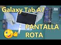 Cómo reparar CAMBIAR PANTALLA 📱 Samsung Galaxy Tab A7 SM T500 💯 Reparación Cristal Roto