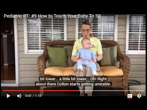 Video: How To Teach Your Baby To Sit