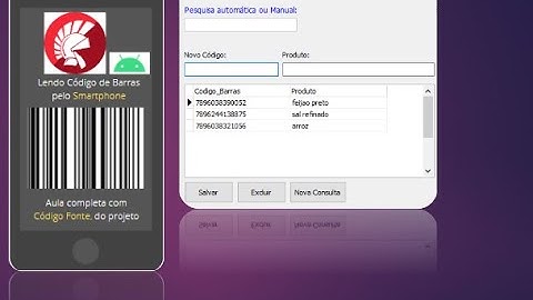 Como transformar o seu Smartphone em um Leitor de Código de Barras - Vídeo Tutorial
