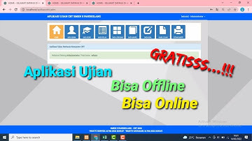 Aplikasi Ujian Online/Offline Update Terbaru 2022 | Framework CI | CBT Komputer & Smartphone