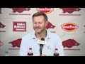 Arkansas Press Conference | Week 1 | 2026 SEC Football