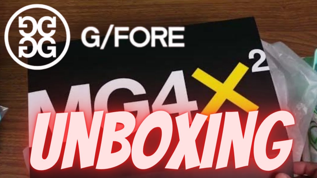 G/FORE MG4X2 Golf Shoes Unboxing and Initial Thoughts #sneakerhead #golfshoes 
