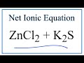 Net Ionic Equations and Spectator Ions
