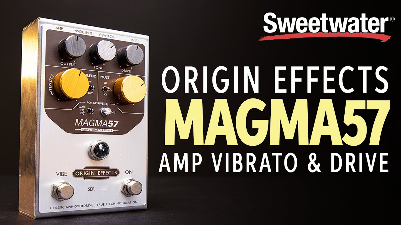Origin Effects MAGMA57 Amp Vibrato & Drive Demo - YouTube