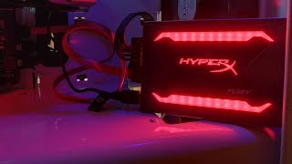 HYPERX FURY RGB обзор игрового SSD с подсветкой