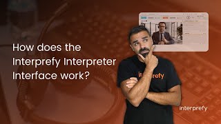 Interpreter soft console overview of the Interprefy Remote Simultaneous Interpretation Platform screenshot 5