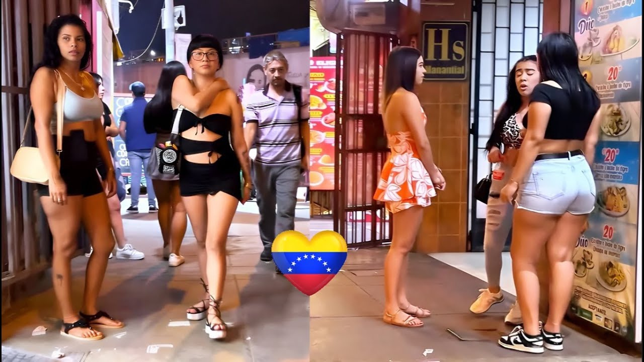 Que LINDAS Venezolanas en Lima Peru Puente Nuevo