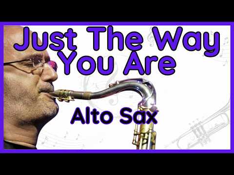 Just The Way You Are - Michael Brecker - Alto Sax Version (+Backing Track)