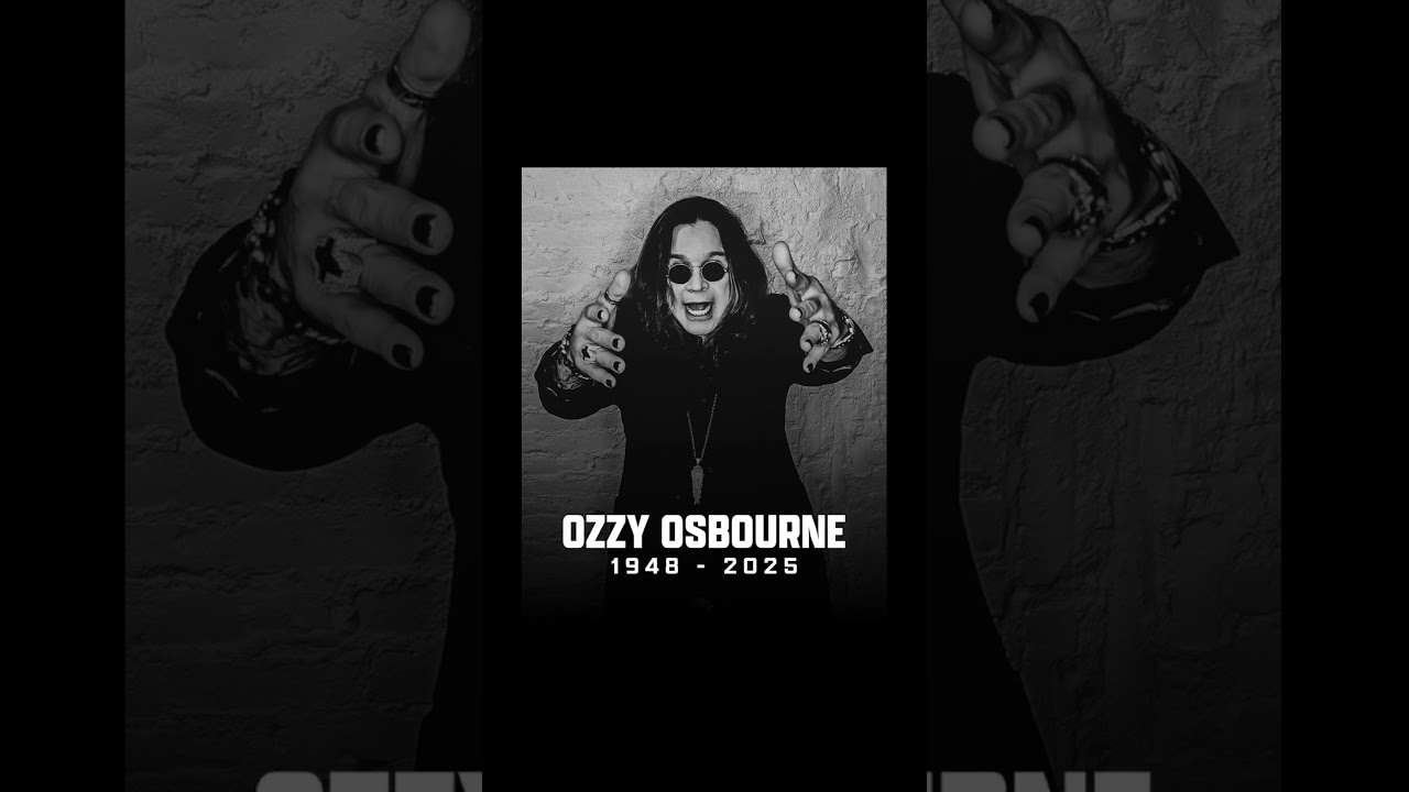 Breaking news music legend Ozzy Osbourne has passed away earlier today at the age of 76