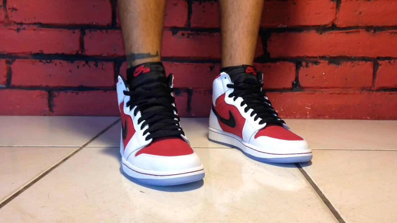 Air Jordan 1 OG Carmine on feet! - YouTube