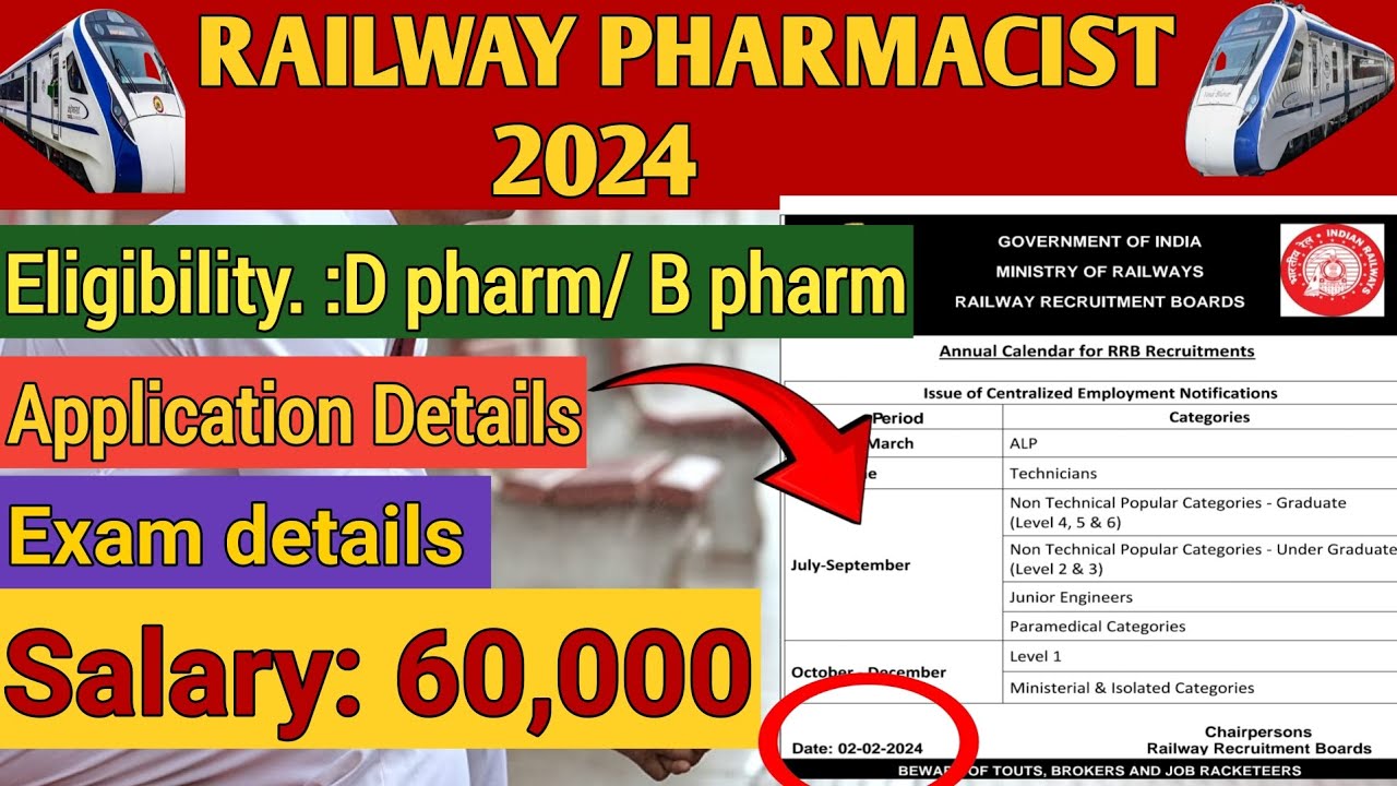 RRB PHARMACIST VACANCY 2024 IN TAMIL YouTube