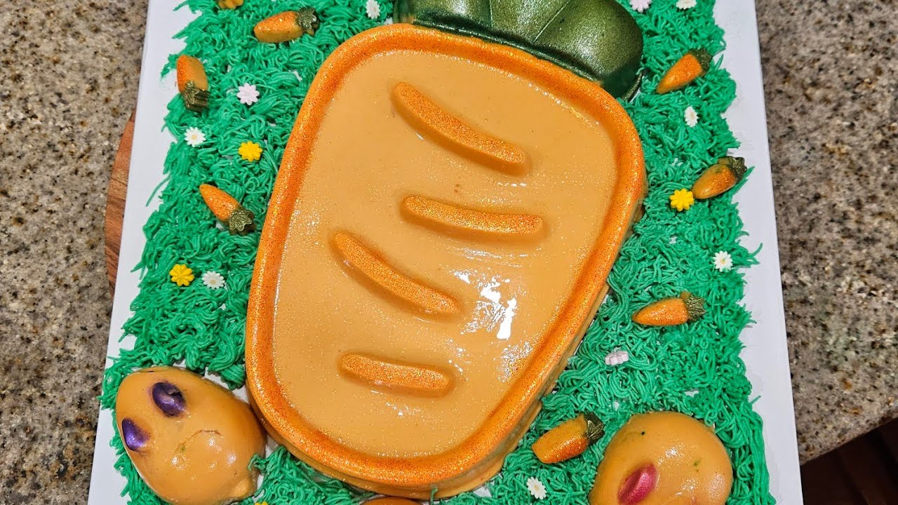 Gelatina cremosa de zanahoria