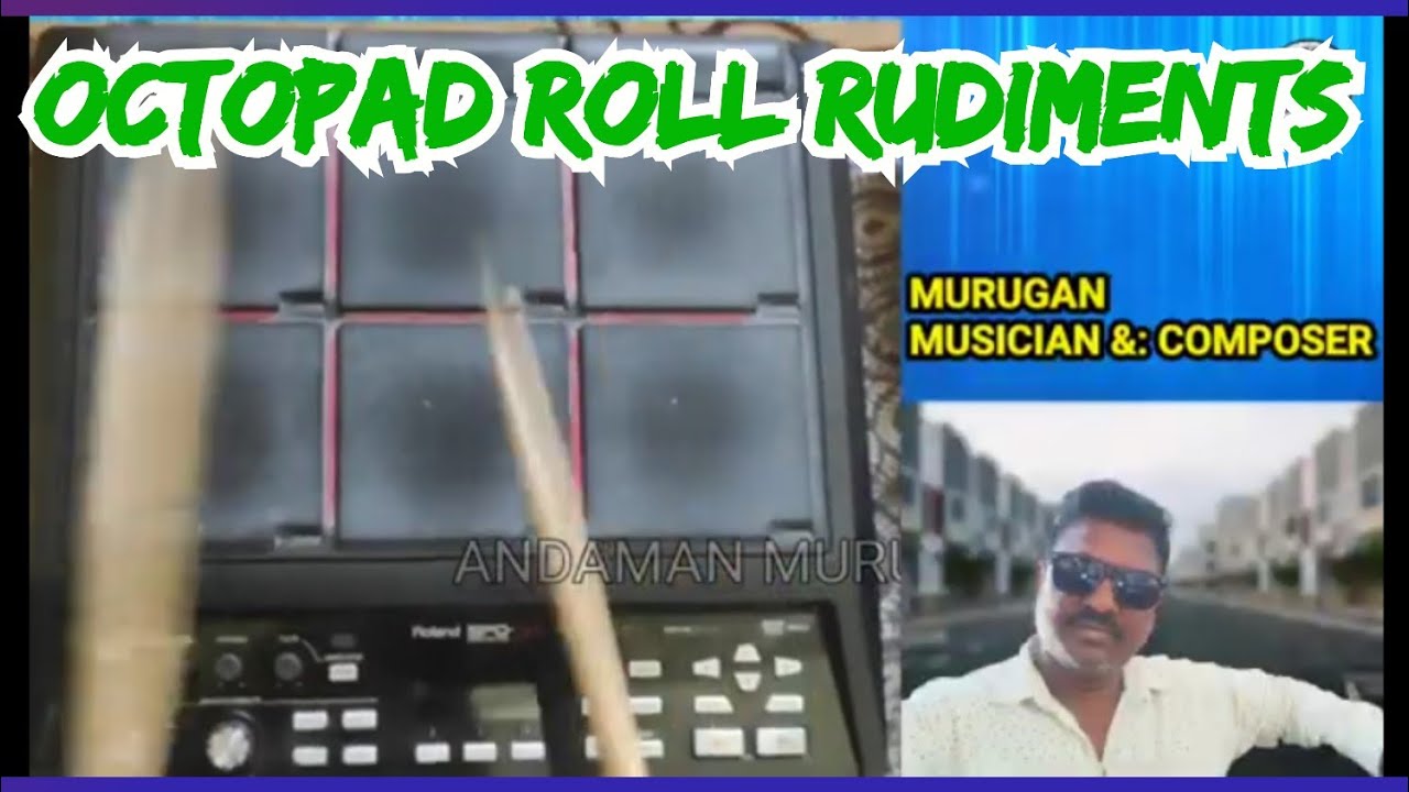 Octopad Roll Rudiments Beats | Learning Octopad | Music Lessson | 