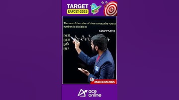 Problem on Mathematical Induction #pyq | Target EAPCET 2025 Exam: Mathematics | ACE Online