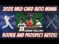 8 Autos! 2023 Wild Card Auto Mania Rookie &amp; Prospect Edition Baseball Hobby Box | Coop&#39;s Cards