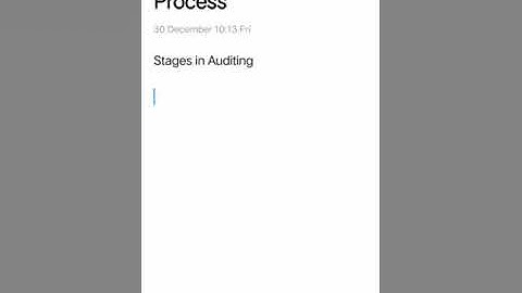 AUE 1501 Learning Unit 16 Audit Process #Unisa