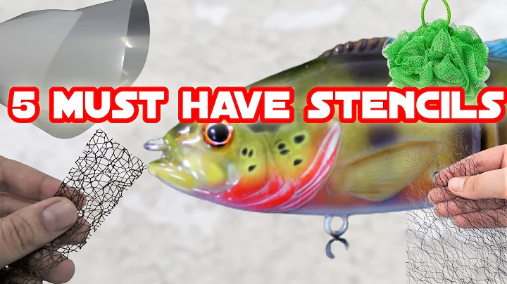 5 stencils every beginner should have for lure painting