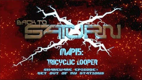 Back to Saturn X E1 - Map15: Tricyclic Looper (100%) [DOSBox]