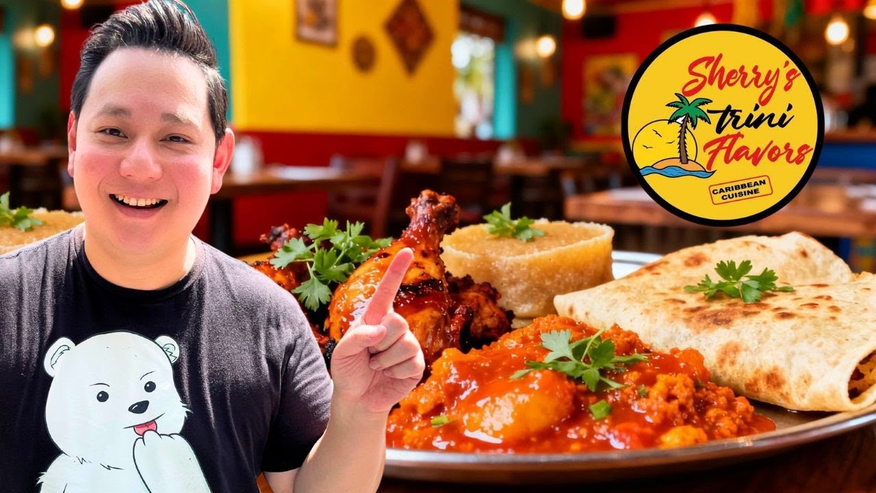 Местные жители клянутся, что Sherry's Trini — лучшая тринидадская кухня в Орландо…🔥🇹🇹