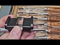 8 pcs Chisel set, with sharpening guide..