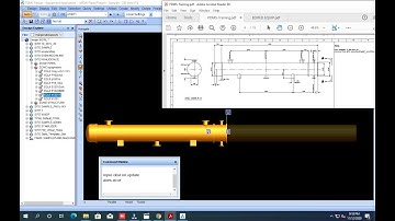 PDMS Tutorial-Heat Exchanger complete Design with equipment MDS and P&ID In AVEVA PDMS For Beginners