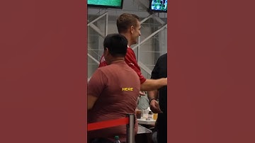 Cutting people in line, then paying for the whole line