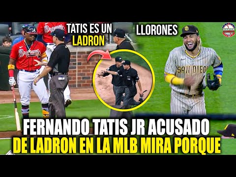 Por ESTO FERNANDO TATIS JR es ACUSADO de LADRÓN en la MLB 🤯