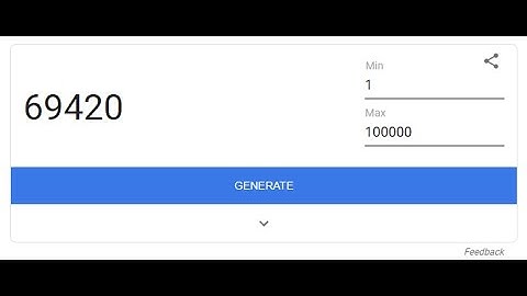 randomly generating 69420 in the google random number generator