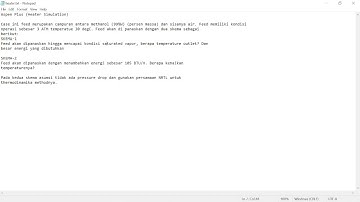 Aspen Plus Tutorial - Heater by Yehezkiel Hesed