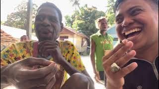 NIKMATNYA ROKOK DARI DAUN NIPA SAMBIL MAKAN PINANG | TRADISI MASYARAKAT YERAHA, KIMAM | #vlog 72