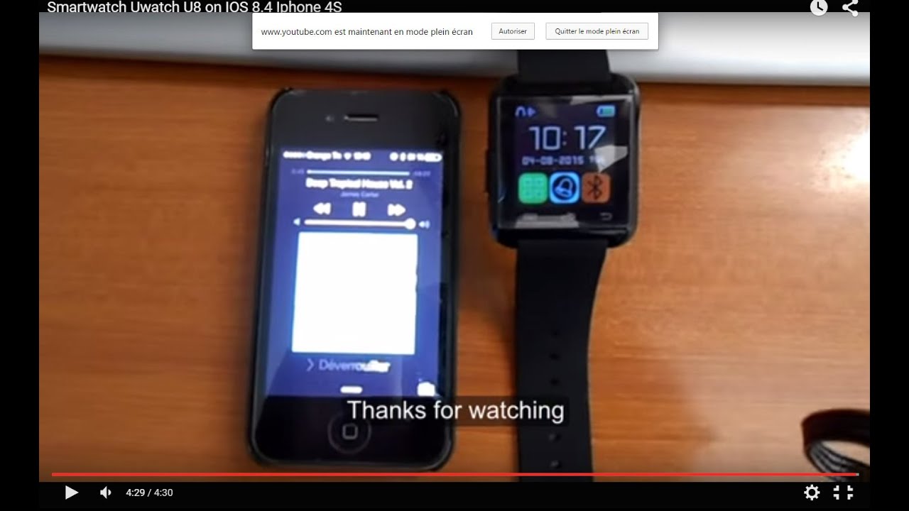 How to set up a u8 smartwatch with iphone