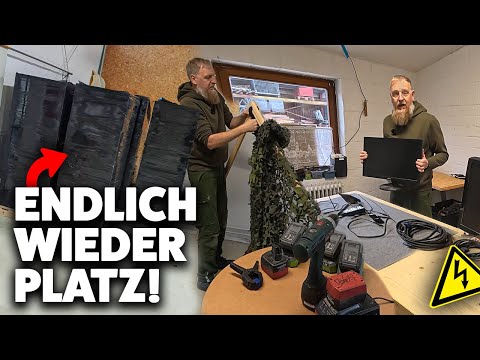 Alleine in der Halle! ​🤗​ Pakete ENDLICH abgeholt und PC startklar für Livestream?