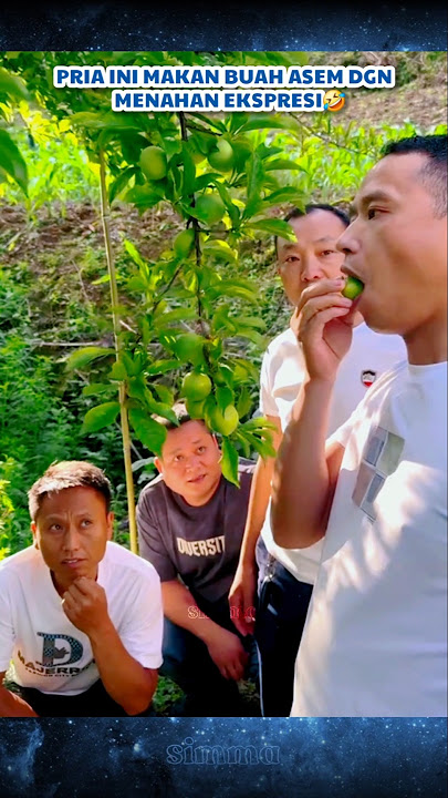 Pria ini kerjain rekannya ketika makan buah asem #shortlucu #asam #shortvideo