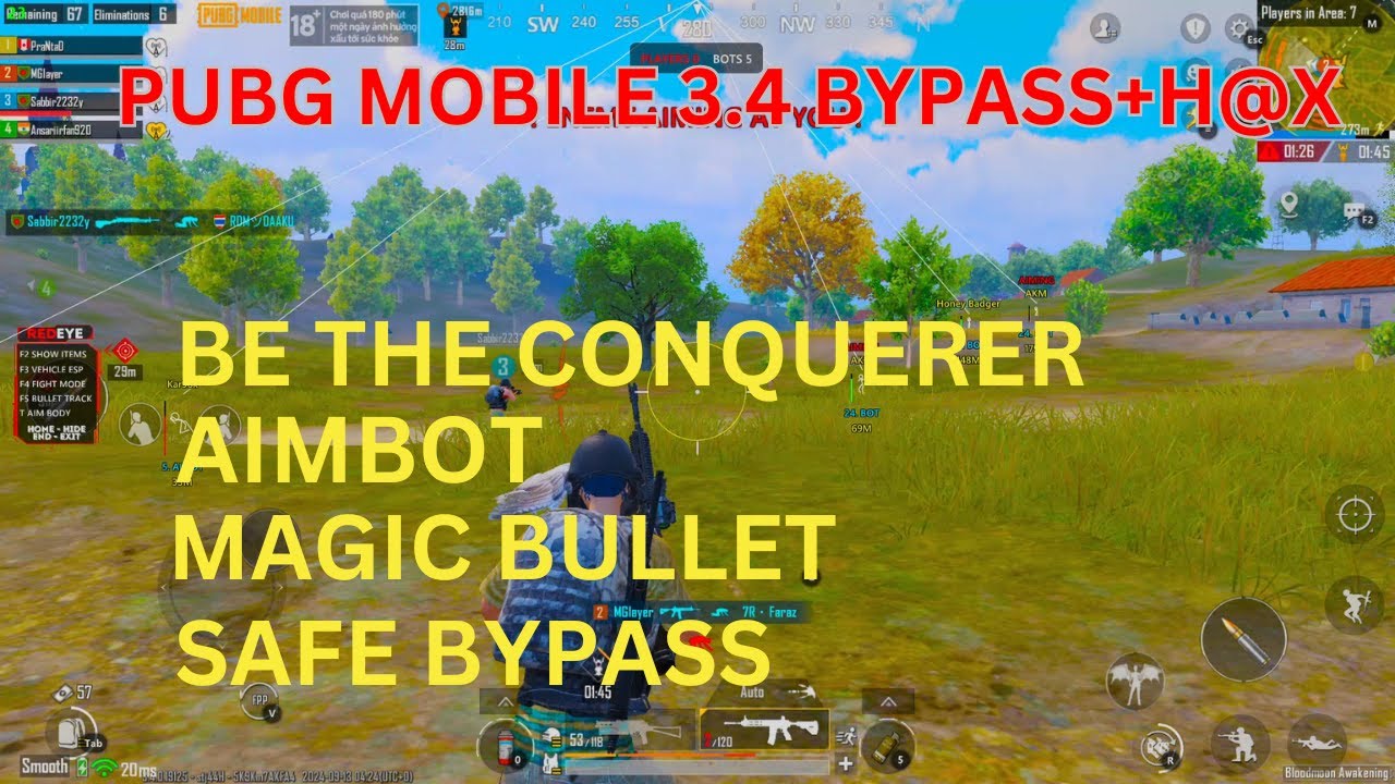 PUBG MOBILE 3.4 EMULATOR BYPASS+HAX [100%SAFE] MAIN ID - YouTube