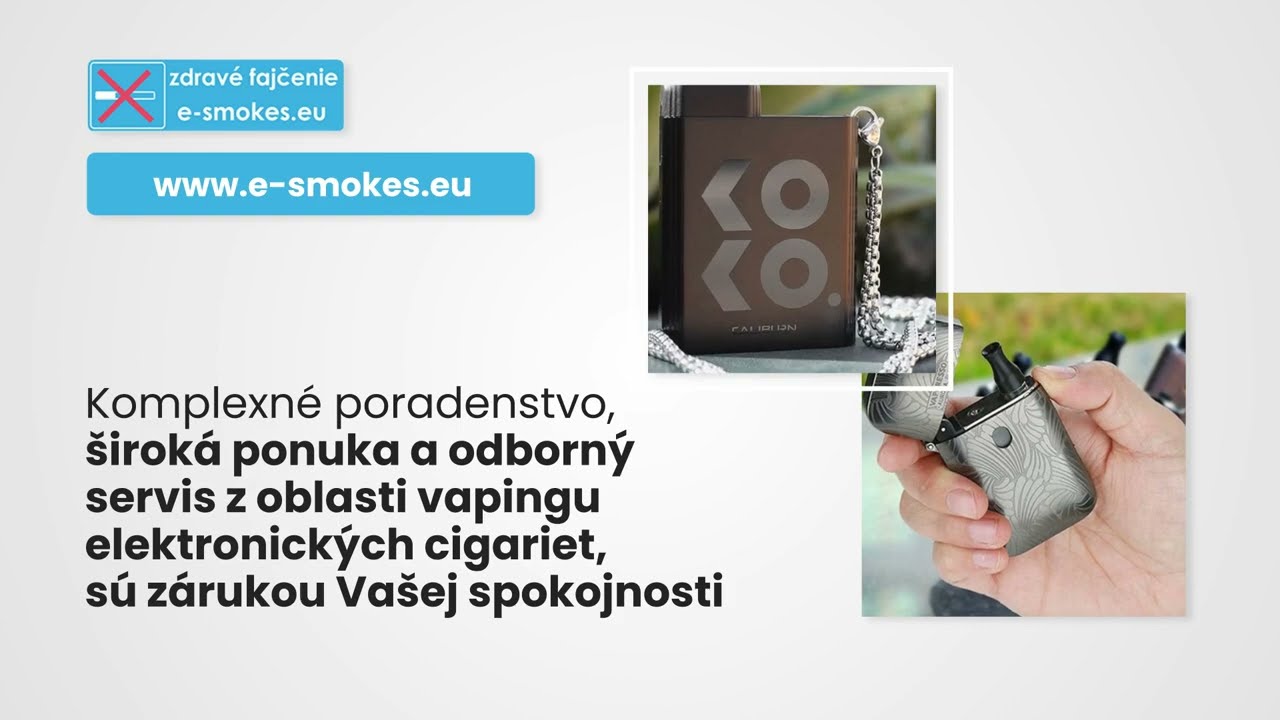 e-smokes.eu - Zdravé fajčenie: e-cigarety, vaping, e-shop a maloobchodný  predaj - YouTube