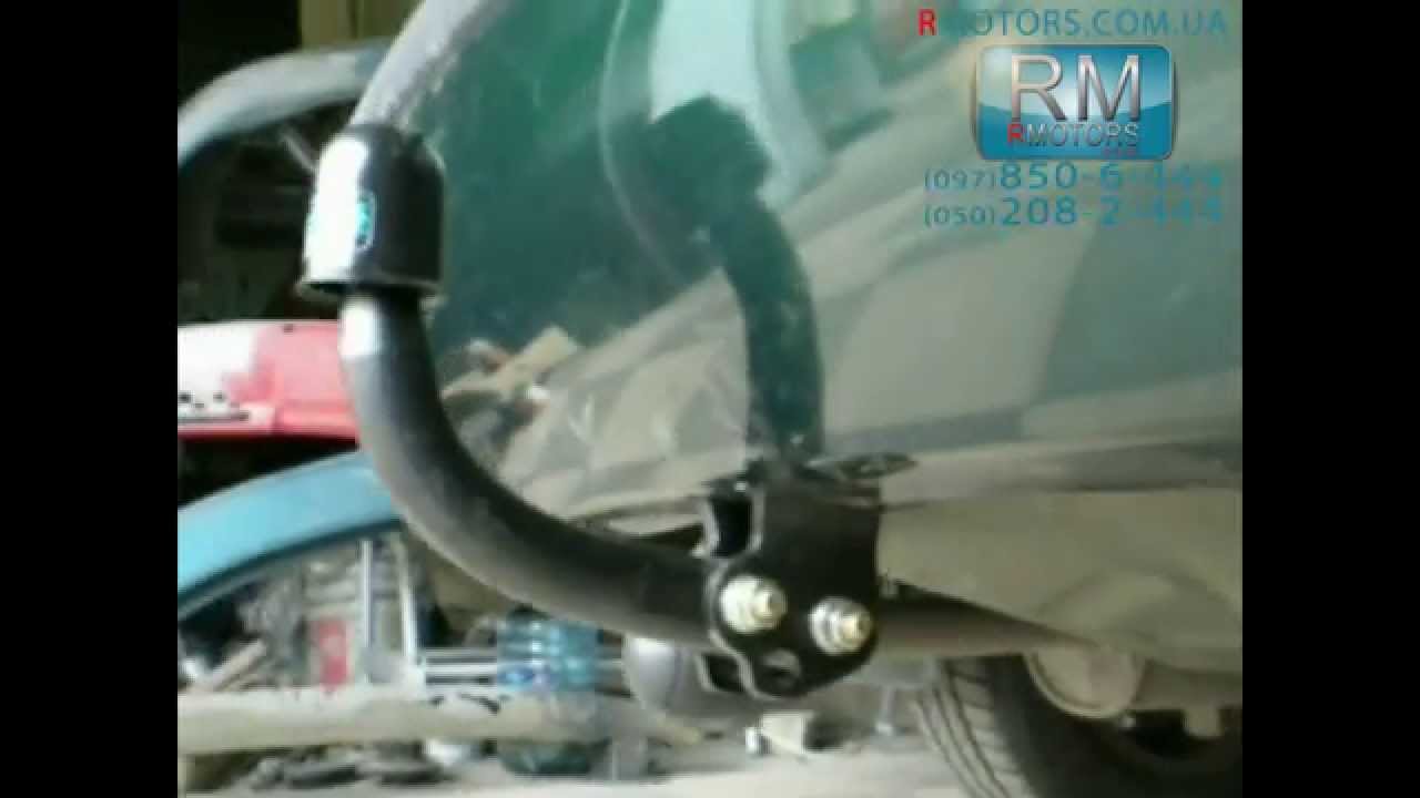установка фаркопа шкода октавия