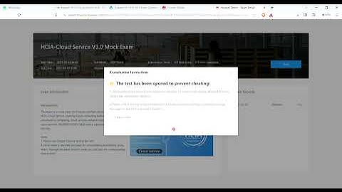 Huawei Cloud HCIA-H13-811 V3.0 Cloud service | Huawei Talent Exam Detail |