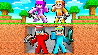 GIRL HUNTERS vs BOY SPEEDRUNNERS in Minecraft! screenshot 3