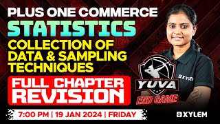 Plus One Statistics - Collection Of Data & Sampling  Techniques | Xylem Plus One Commerce