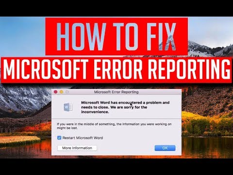 How to fix Microsoft Office 2013/2016 for Mac has encountered a problem and need to close.