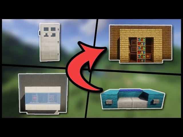 Moderne Minecraft Einrichtung Und Mobel Bauen Minecraft Einrichtungsideen Deutsch German Youtube