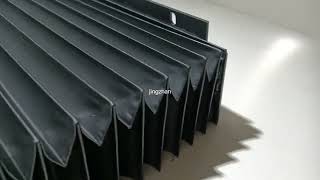 Customized Fabric and Metal CNC Covers Telescopic Bellows Lathe Way Covers