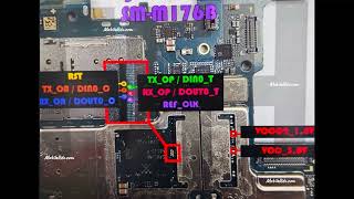 Samsung M17 SM-M176B ISP Pinout (UFS)