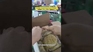 Conveyor Belt Food Metal detector for Boxed Instant Noodles#foodfactory #metaldetector#manufacturer