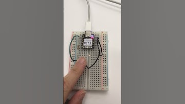 Seeed XIAO RP2040 microcontroller -- use button to control LED