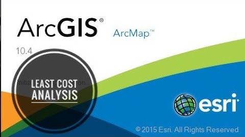Leastcost path analysis