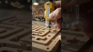 Mini electric tool for making wooden mazes maze engraver