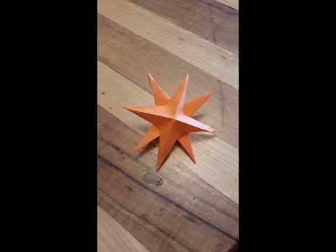 ქაღალდის ნაკეთობა/How to make star
