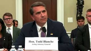 Meng Questions Acting Attorney General Todd Blanche on the “Anti-Weaponization Fund”