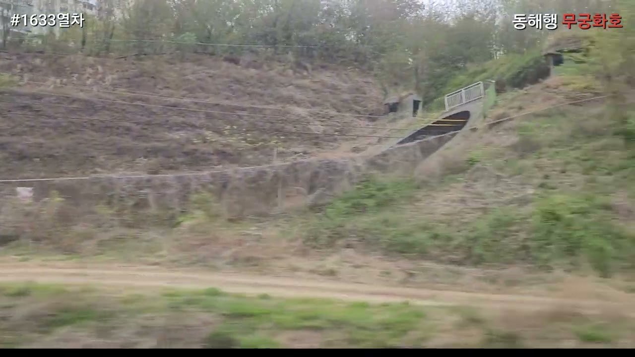 청량리-동해 무궁화호 1633열차 주행영상